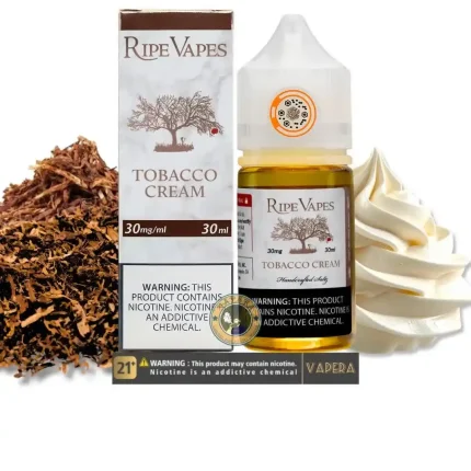سالت تنباکو خامه رایپ ویپز RIPE VAPES TOBACCO CREAM