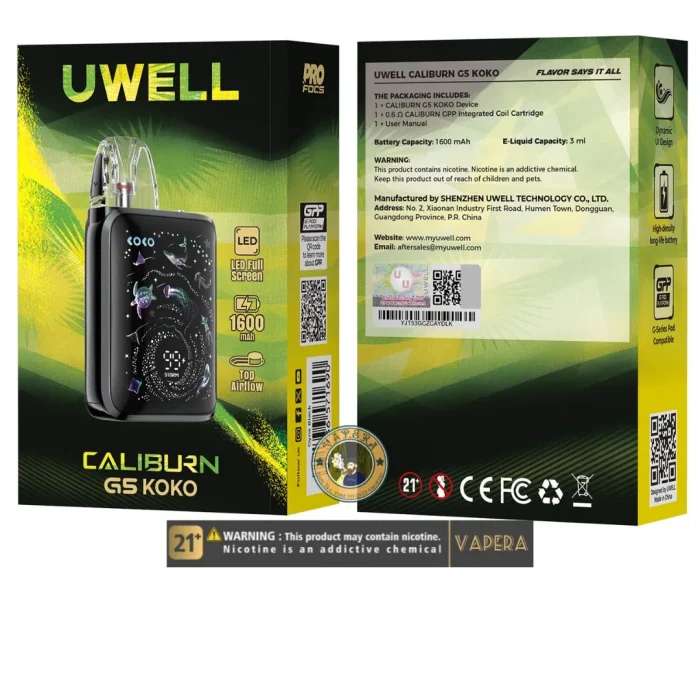 پاد کالیبرن جی5 کوکو یوول UWELL CALIBURN G5 KOKO