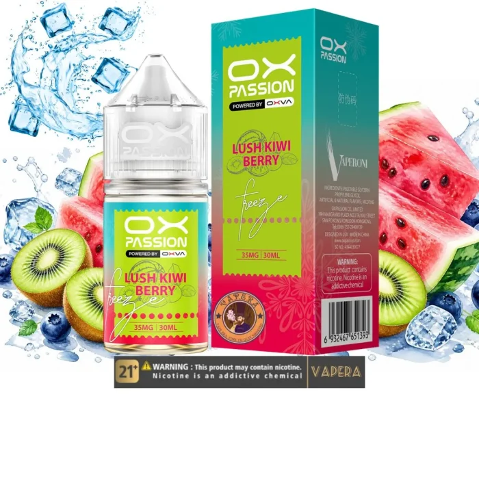 سالت هندوانه کیوی بری فریز اکسوا-OXVA FREEZE LUSH KIWI BERRY